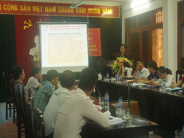 Hội nghị tập huấn, triển khai các văn bản pháp luật về an toàn thực phẩm cho cán bộ làm công tác QLNN về an toàn thực phẩm trên địa bàn thành phố Ninh Bình