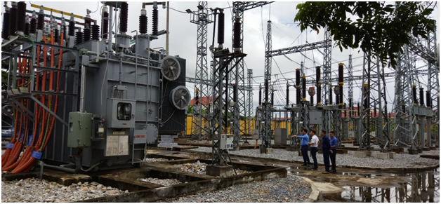 Kiểm tra công tác nghiệm thu lắp đặt máy biến áp 40MVA - 110/35/22kV trạm 110kV Kim Sơn