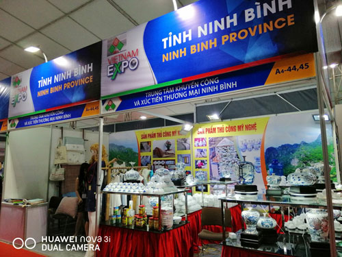 Ninh Bình tham gia hội chợ thương mại quốc tế Việt Nam Expo tại Hà Nội 2019