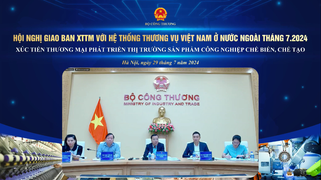 Mời tham gia Hội nghị giao ban xúc tiến thương mại với hệ thống Thương vụ Việt Nam ở nước ngoài tháng 02/2025