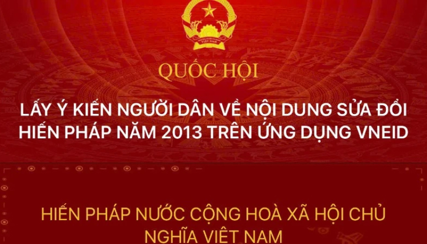 Triển khai việc tổ chức lấy ý kiến dự thảo Nghị quyết sửa đổi, bổ sung một số điều của Hiến pháp năm 2013