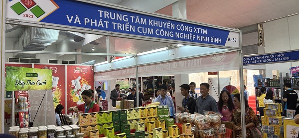 Ninh Bình tham gia gian hàng triển lãm tại Hội chợ VIETNAM EXPO 2023